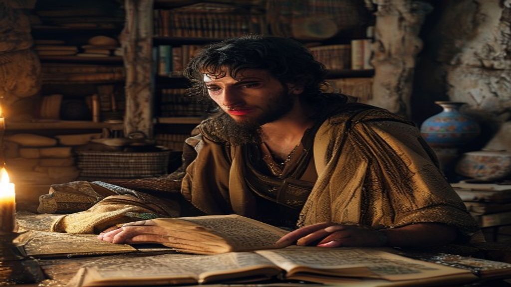 Storyboard frame: Josephus as a Young Scholar