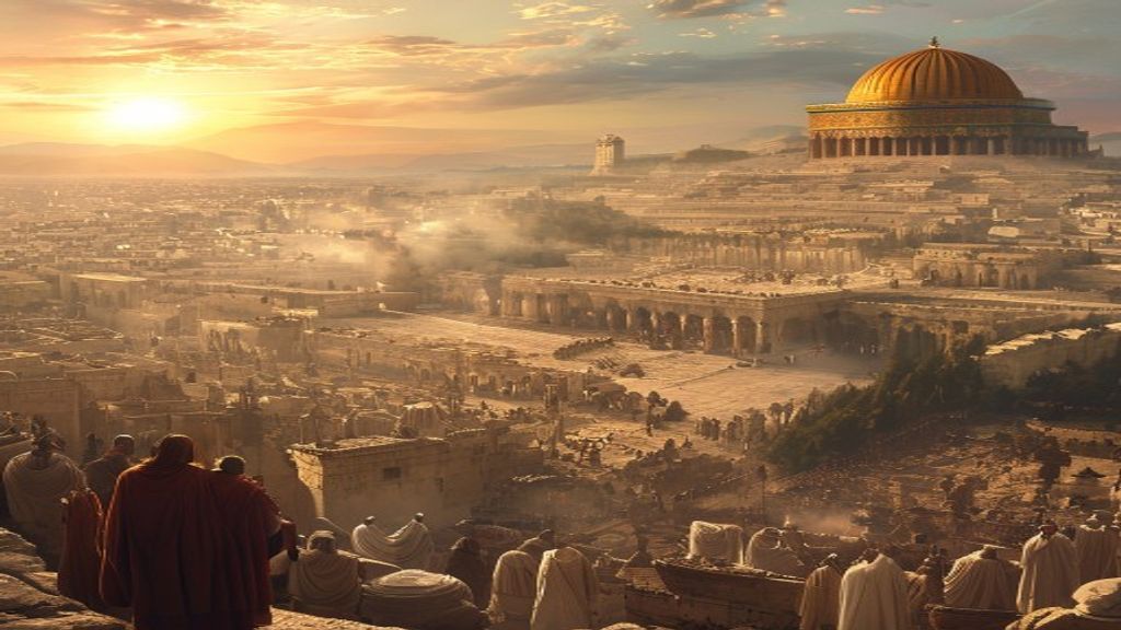 Storyboard frame: Jerusalem at Dawn