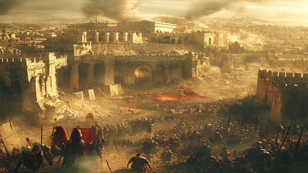 Storyboard frame: The Siege of Jerusalem